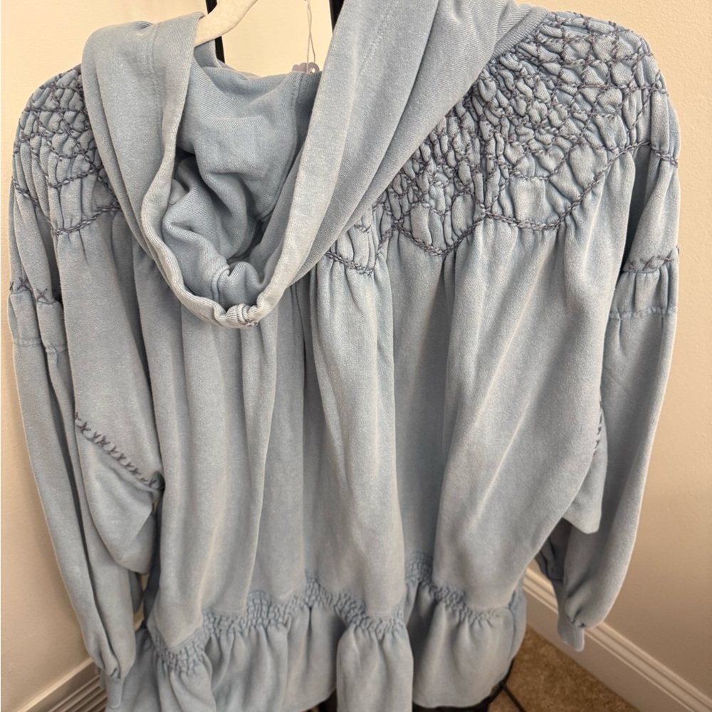 Free People Blue Hooded Dress - Picture 7 of 7